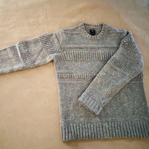 Victorinox Men’s Size L Wool Crewneck Fisherman’s Sweater